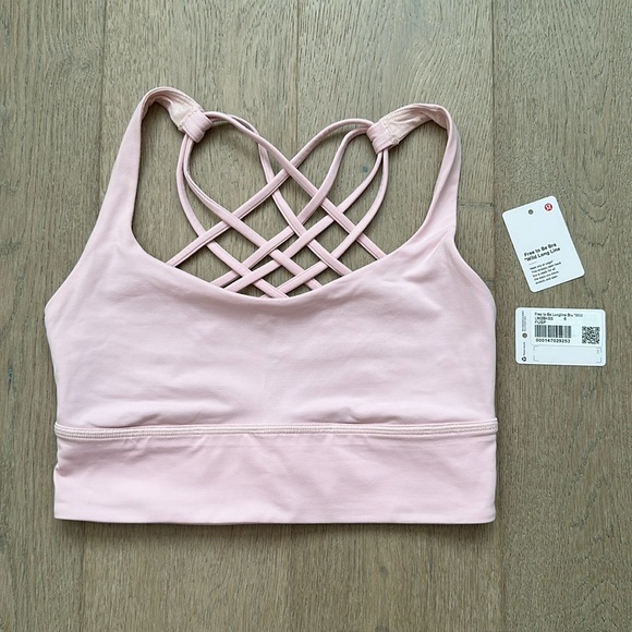 lululemon athletica Other - EUC free to be longline bra *wild flush pink size 6 lululemon